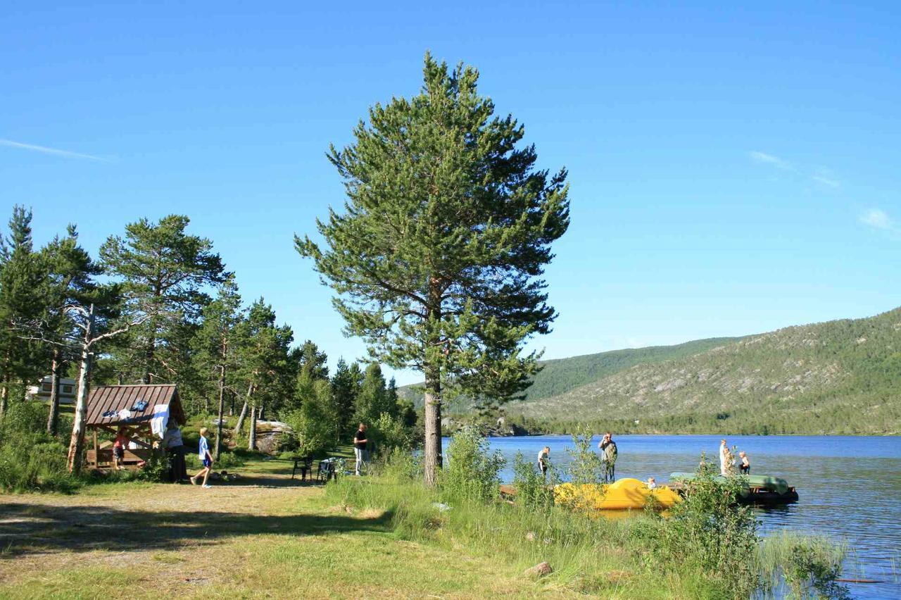 Отель Tommerneset Camping Innhavet Экстерьер фото
